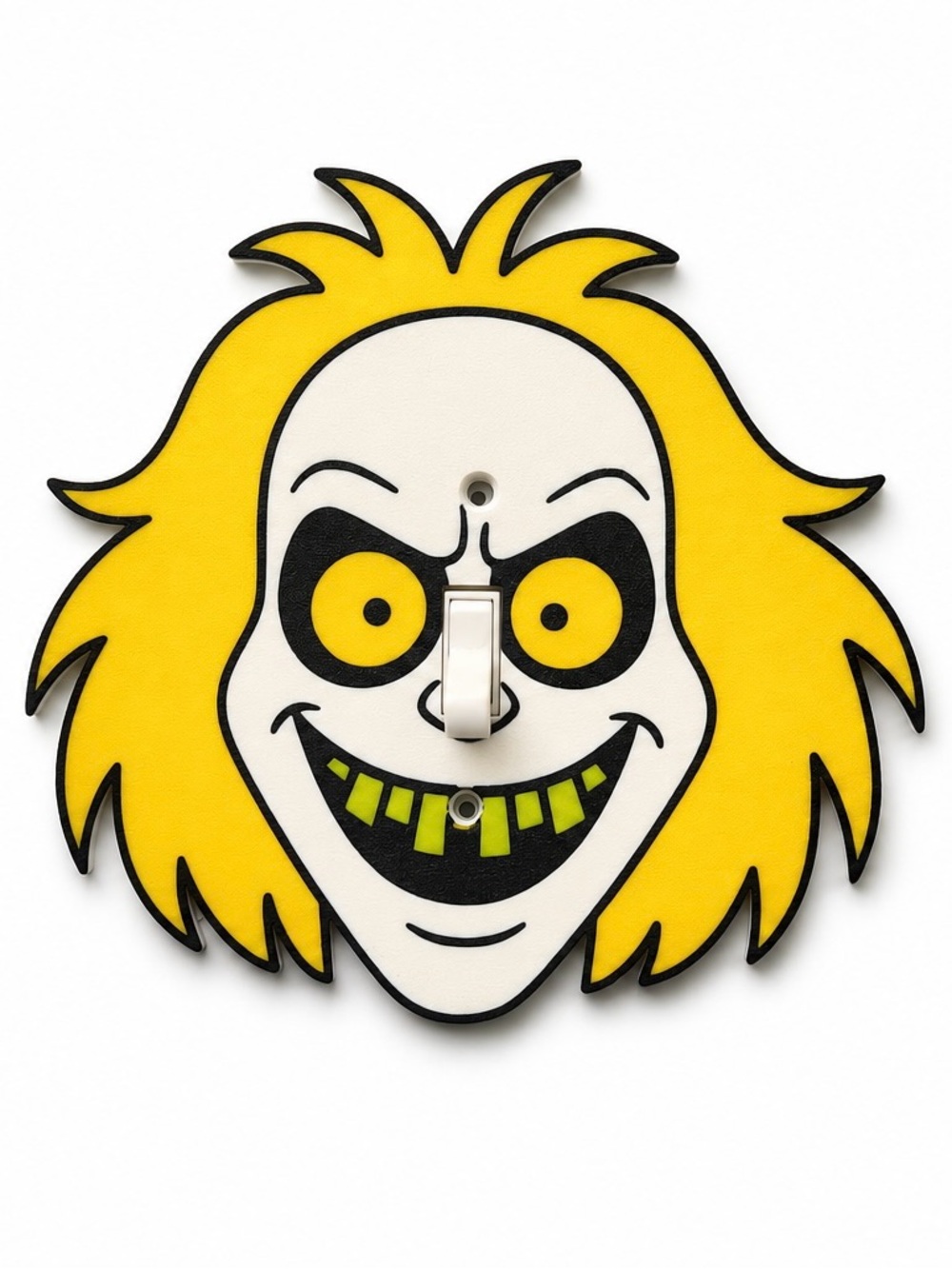 2/$25 Beetlejuice Light Switch Cover | 3D Printed Wall Decor